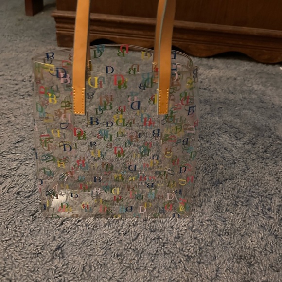 Dooney and Bourke clear plastic handbag - Picture 3 of 5